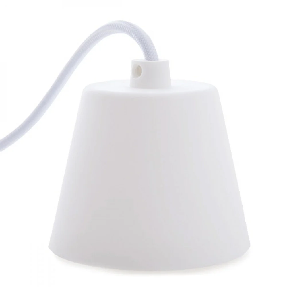 Portalámparas E27 Cable - Rosetón Blanco - Image 2