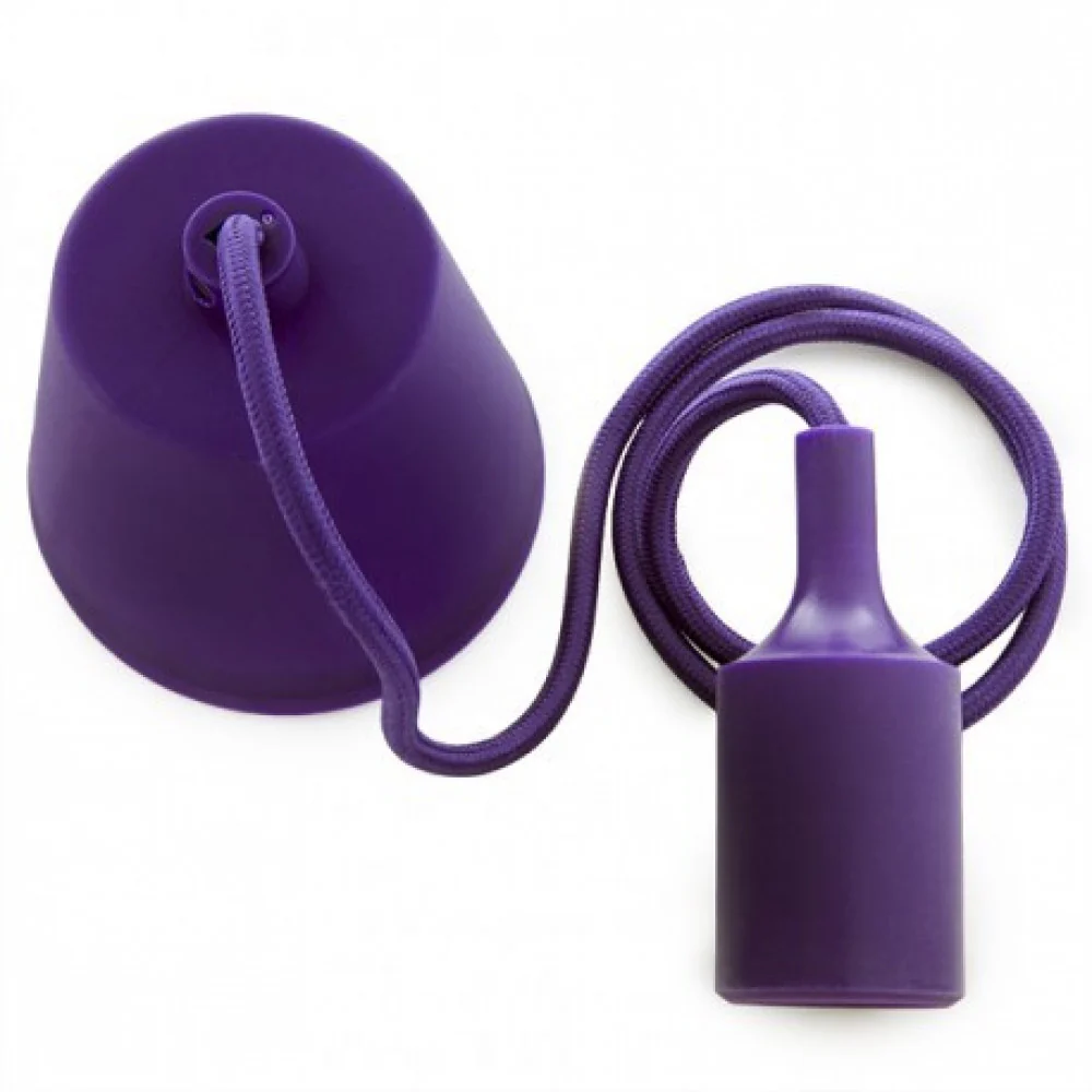 Portalámparas E27 Morado