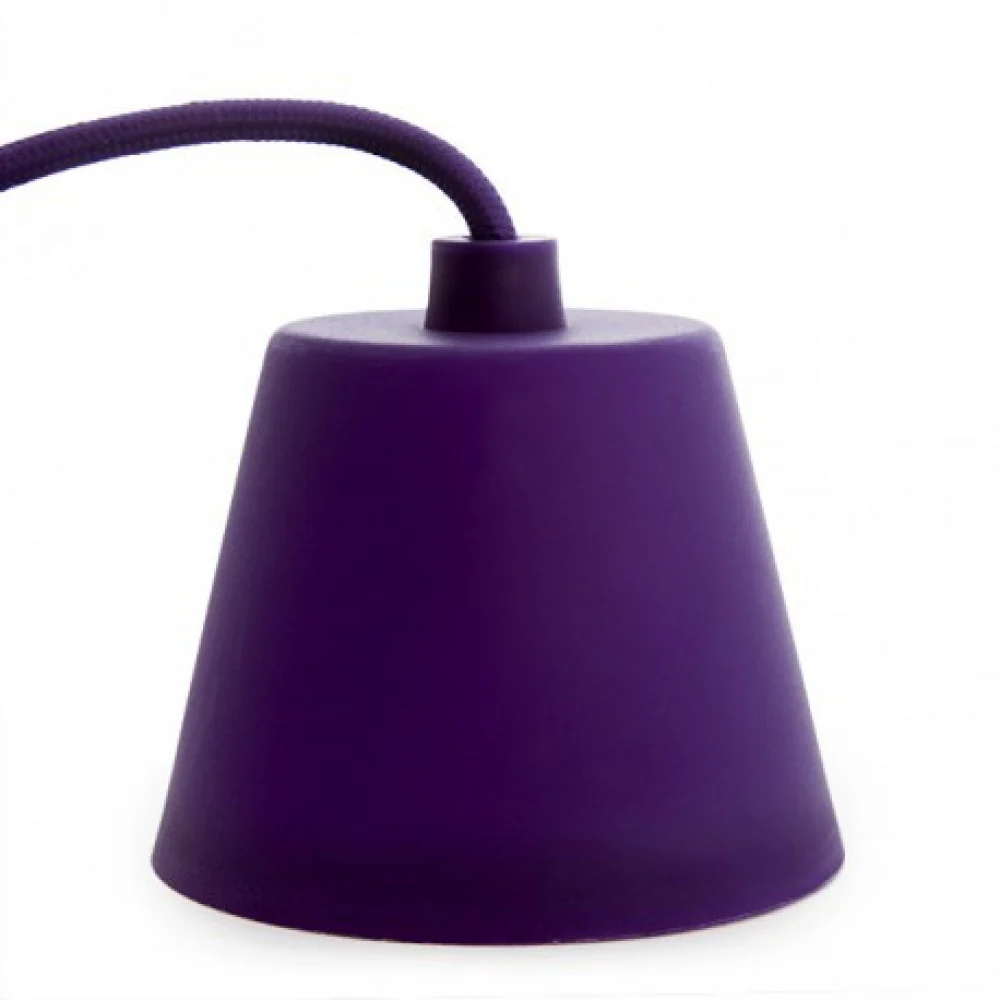 Portalámparas E27 Morado - Image 2