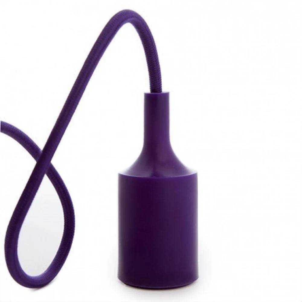 Portalámparas E27 Morado - Image 3