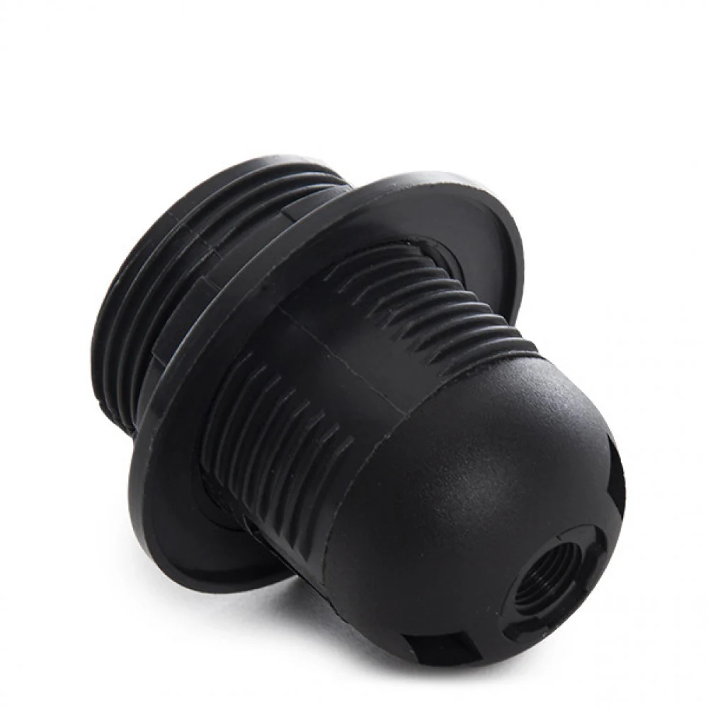 Portalámparas E27 Negro - Image 2