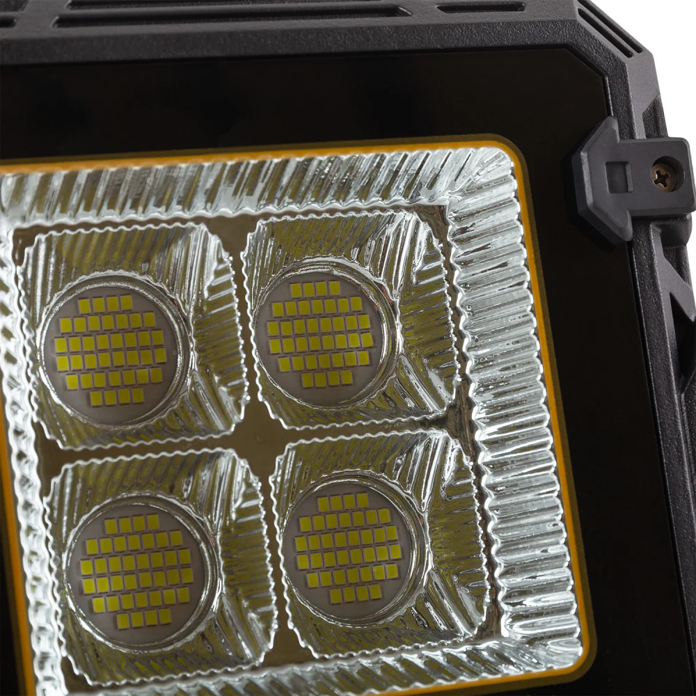Proyector 100W con Panel Solar Control Remoto IP65  [1916-FLSOL-100W-CW] - Image 4