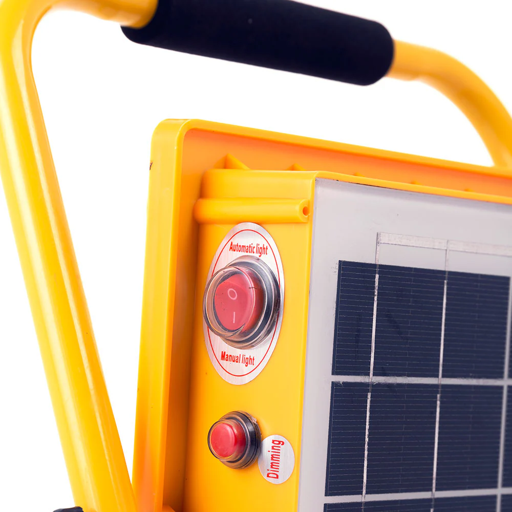 Proyector LED Solar 100W 6500K Panel: 6V/12W Batería: 3,2V/18000MaH Control Remoto  [HO-SOLARFL-100W-05] - Image 4