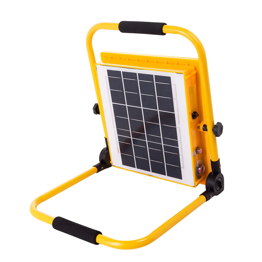 Proyector LED Solar 100W 6500K Panel: 6V/12W Batería: 3,2V/18000MaH Control Remoto  [HO-SOLARFL-100W-05] - Image 5