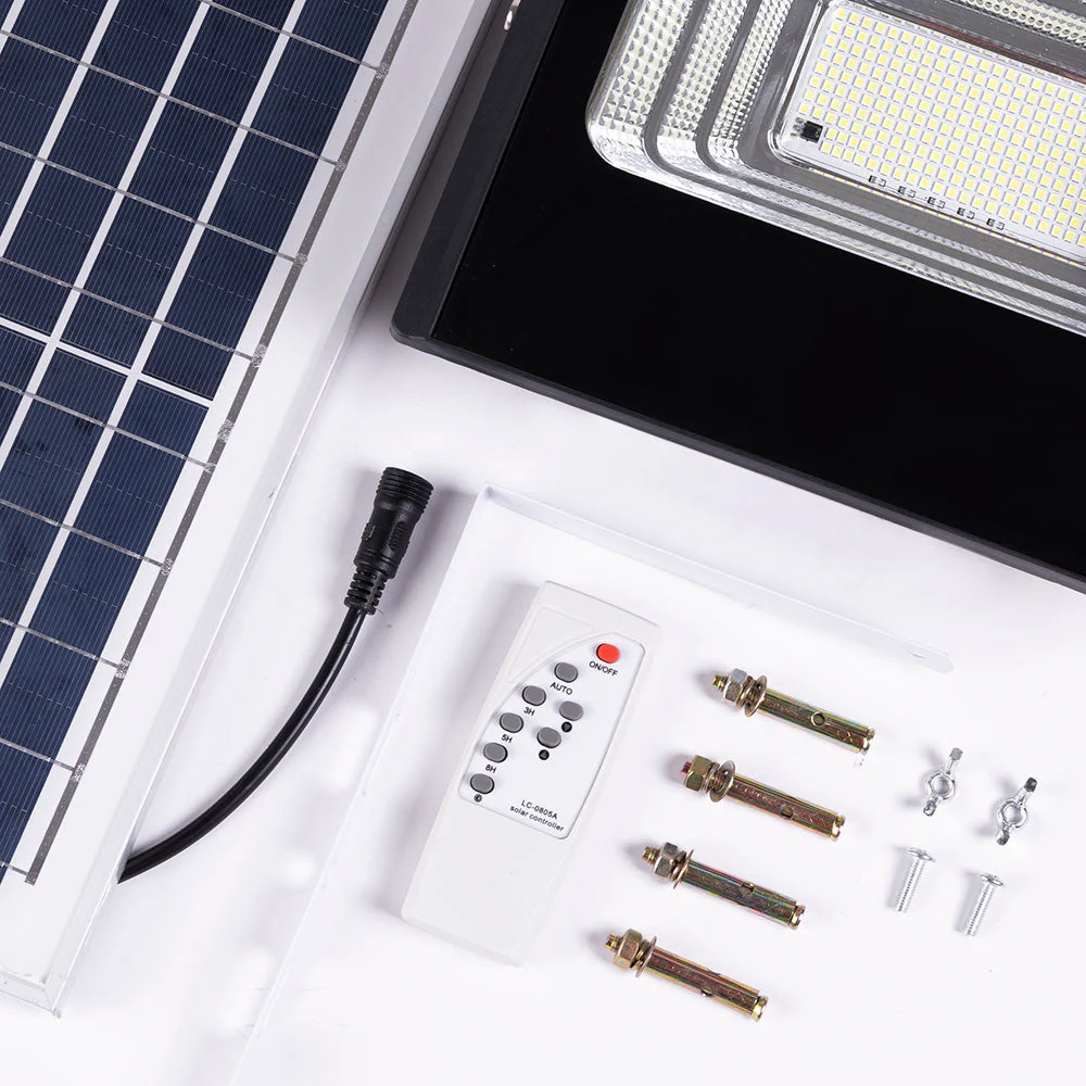 Proyector LED Solar 120W 6500K Panel: 6V/15W Batería: 3,2V/8000MaH Control Remoto  [HO-SOLARFL-120W-01] - Image 6