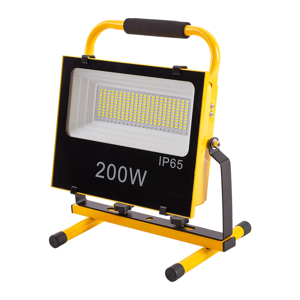 Proyector LED Solar 200W 6500K Panel: 6V/12W Bateria: 7.2V/18000MaH Control Remoto  [WR-KFL-E-200W] - Image 2