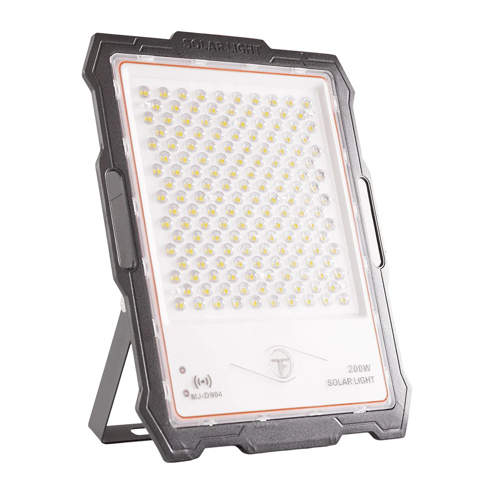 Proyector LED Solar 200W Sensor_Control Remoto Panel:5V 45W Batería: 3,3V 45.000Ma  [LUM-MJ-DW904] - Image 3