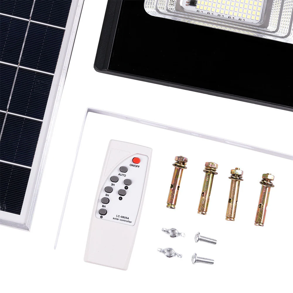 Proyector LED solar 30W 6500K Panel: Bateria 6V/6W: Control remoto 3,2V/3000MaH - Image 5