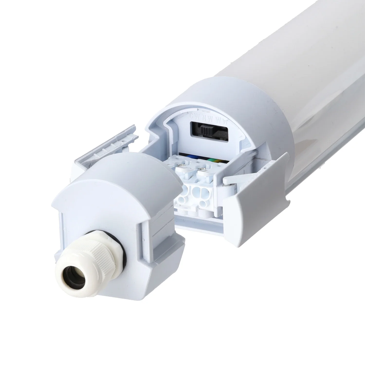 Luminaria LED Enlazable 40W 4800Lm 1200Cm  IP65 CCT 3000-6500K (Tonalidad Luz Regulable) 75º Superficie/ Suspendida - Image 2
