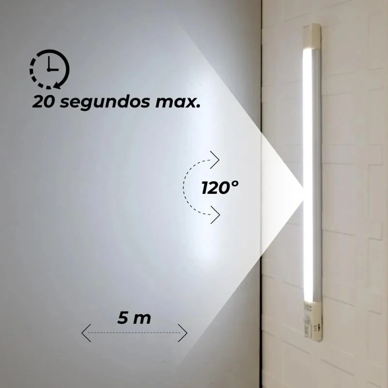 Regleta para Armarios 1,15W 71Lm USB-C 2,6-5V Sensor Inteligente CCT - Image 6