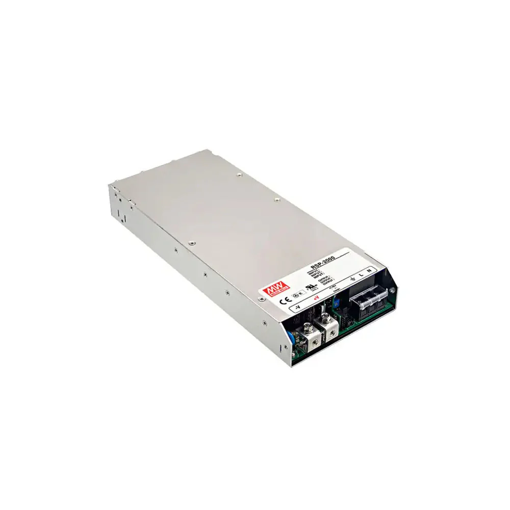 RSP-2000-48  Transformador MEANWELL Entrada 90-264VAC Salida 48VDC 42A 2016W PFC Paralelo Aislamiento 3000VAC