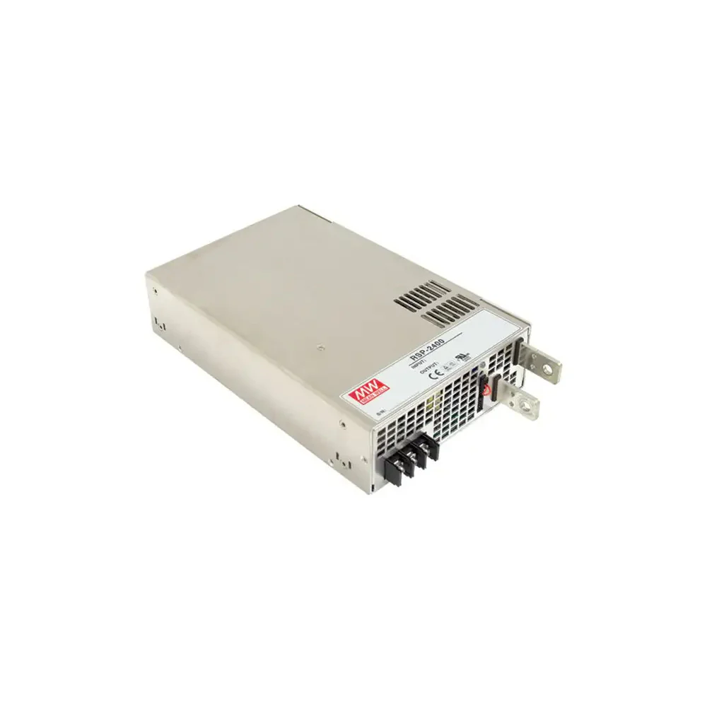RSP-2400-12  Entrada 180-264VAC Salida 12VDC 166,7A 2000W PFC Paralelo (Vo   Regulable    20-110%)