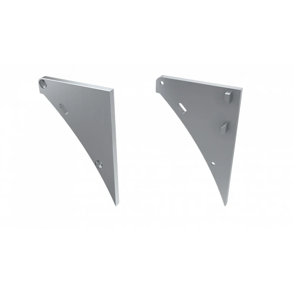 Tapón Final Perfíl Tipo CONVA - Aluminio - Blanco - Izquierda - Image 3
