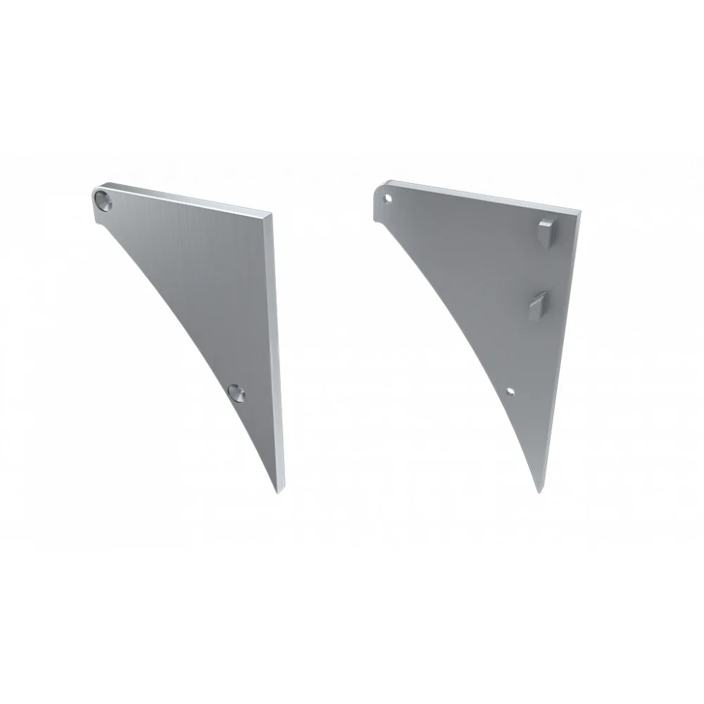 Tapón Final Perfíl Tipo CONVA - Aluminio - Blanco - Izquierda - Image 4