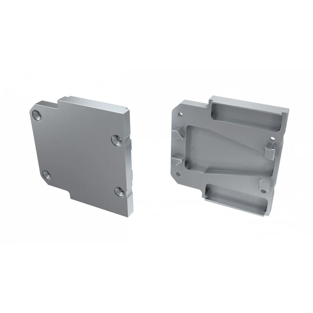 Tapón Final Perfíl Tipo DOPIO - Aluminio - Blanco - Image 3