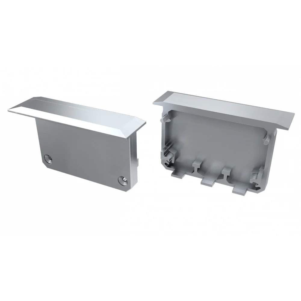 Tapón Final Perfíl Tipo INSO - Plastico - Blanco - Image 3