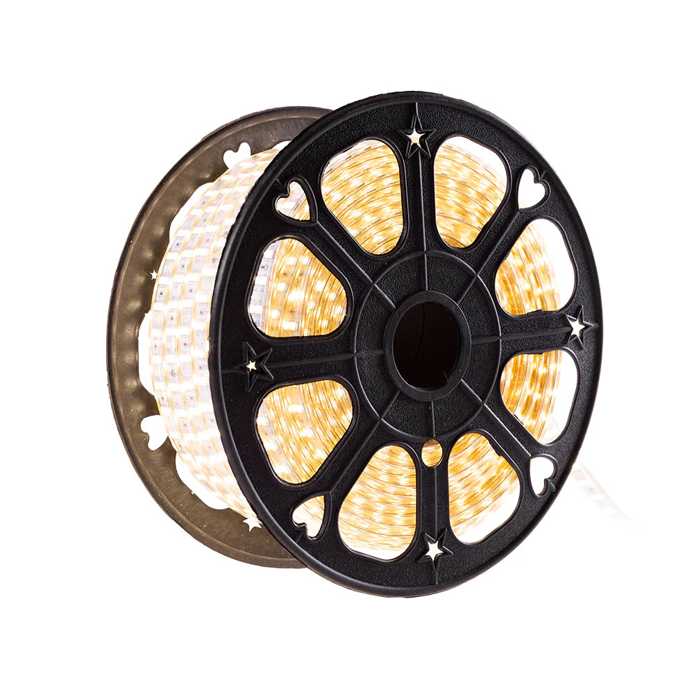 Tira de 120 LEDs/M 500W 1.000Lm 6000ºK SMD5050 220VAC IP65 x50M 40.000H   [HO-220-120-50M-CW] - Image 6