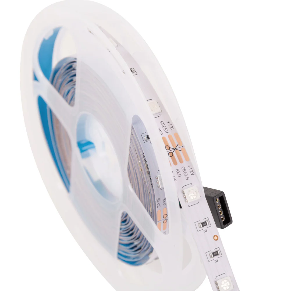 Tira de 150 LEDs 36W 2.100Lm SMD5050 12VDC RGB IP33 x5M 40.000H  [PL-219011-RGB-IP33] - Image 5