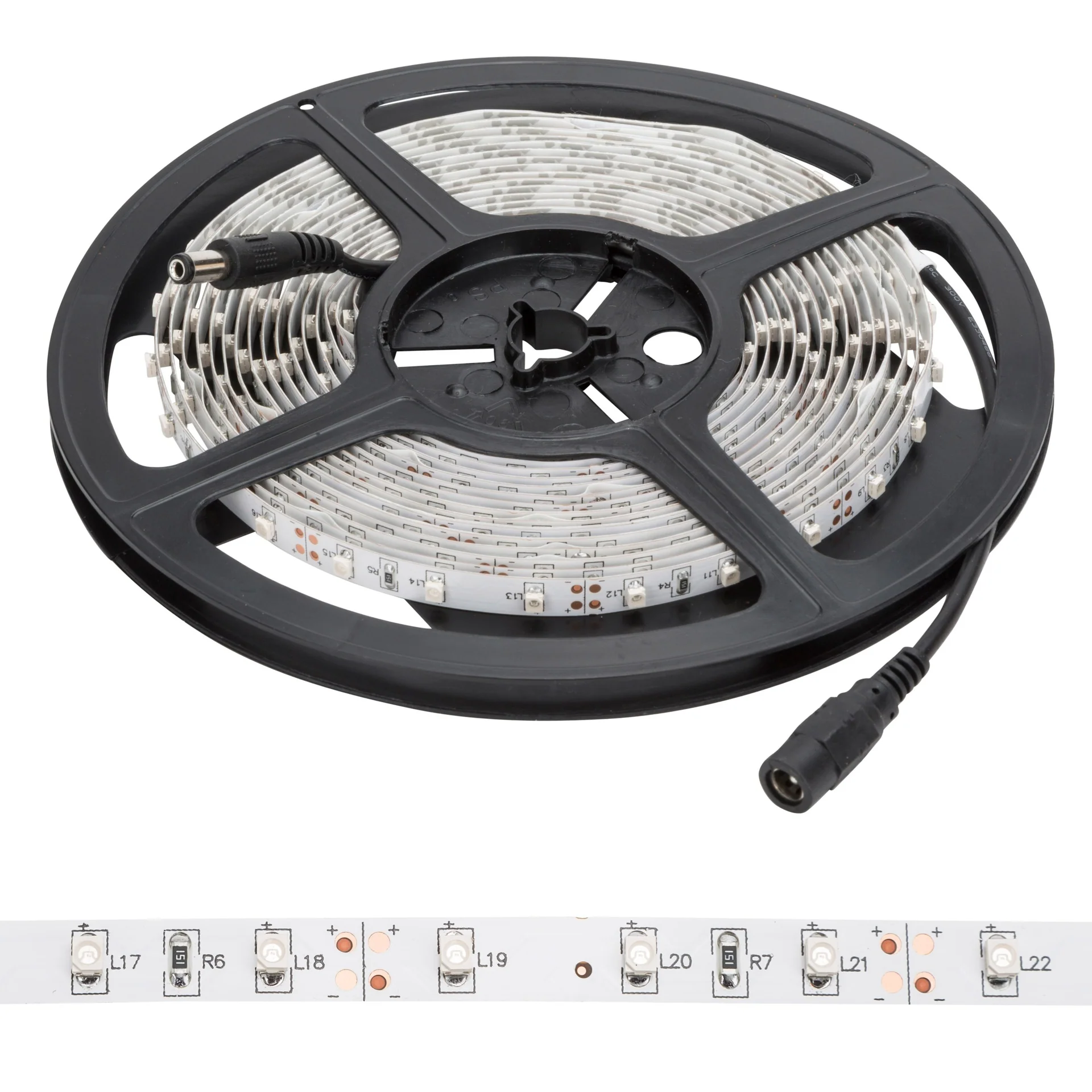 Tira de 300 LEDs 24W 1.200Lm CRI85 6000ºK SMD3528 12VDC x5M 40.000H  [PL219001W] - Image 3