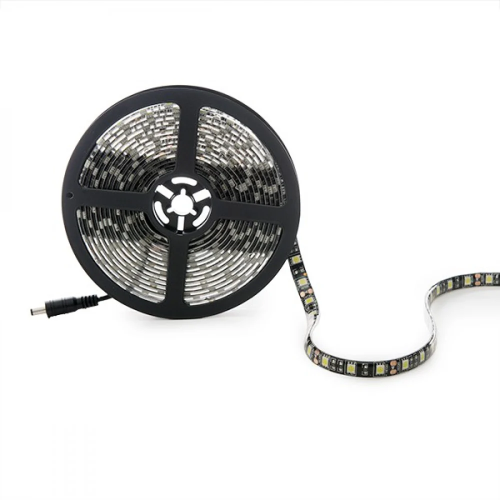 Tira de 300 LEDs 72W 4.200Lm CRI85 6000ºK SMD5050 12VDC IP65 Pcb Negro x5M 40.000H  [CA-5050-300-IP65-B-CW] - Image 3