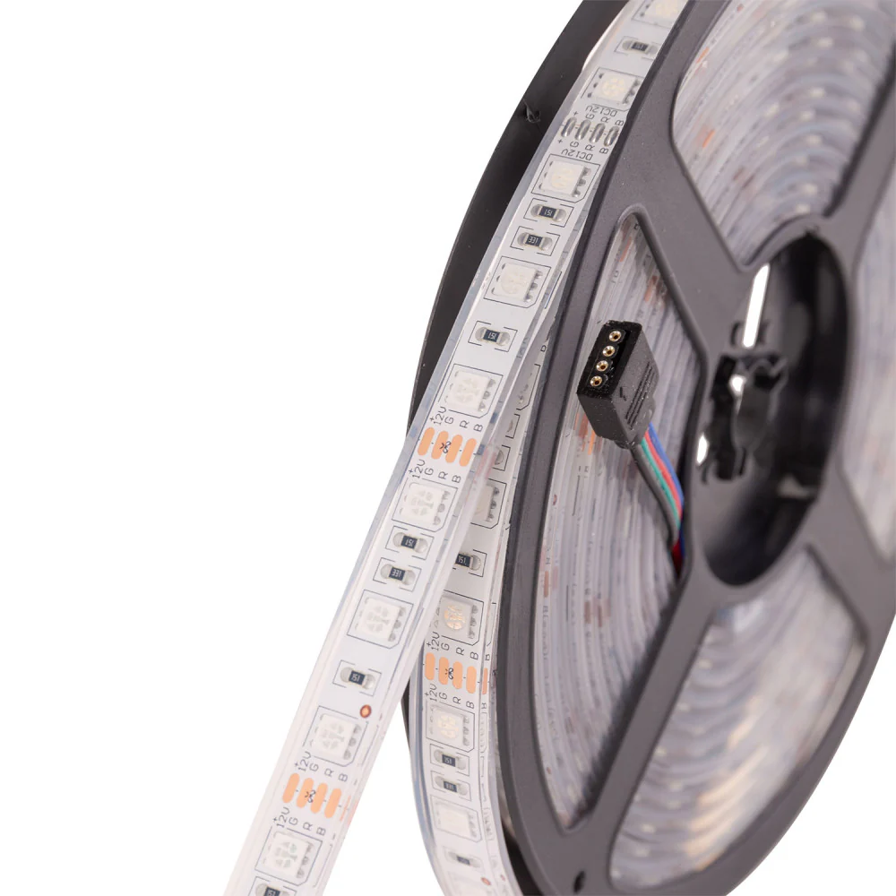 Tira de 60 LEDs 72W 4.000Lm SMD5050 12VDC IP68 RGB Sumergible x5M 40.000H  [CA-5050-12V-IP68-RGB] - Image 6