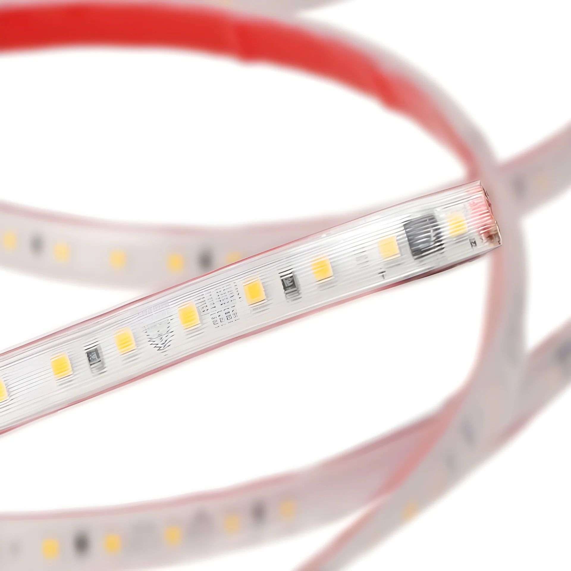 Tira de 60 LEDs/M 1500Lm/M 6000ºK SMD2835 Autorectificada Difusor Microprismático 220VAC IP65 x50M 40.000H - Image 2