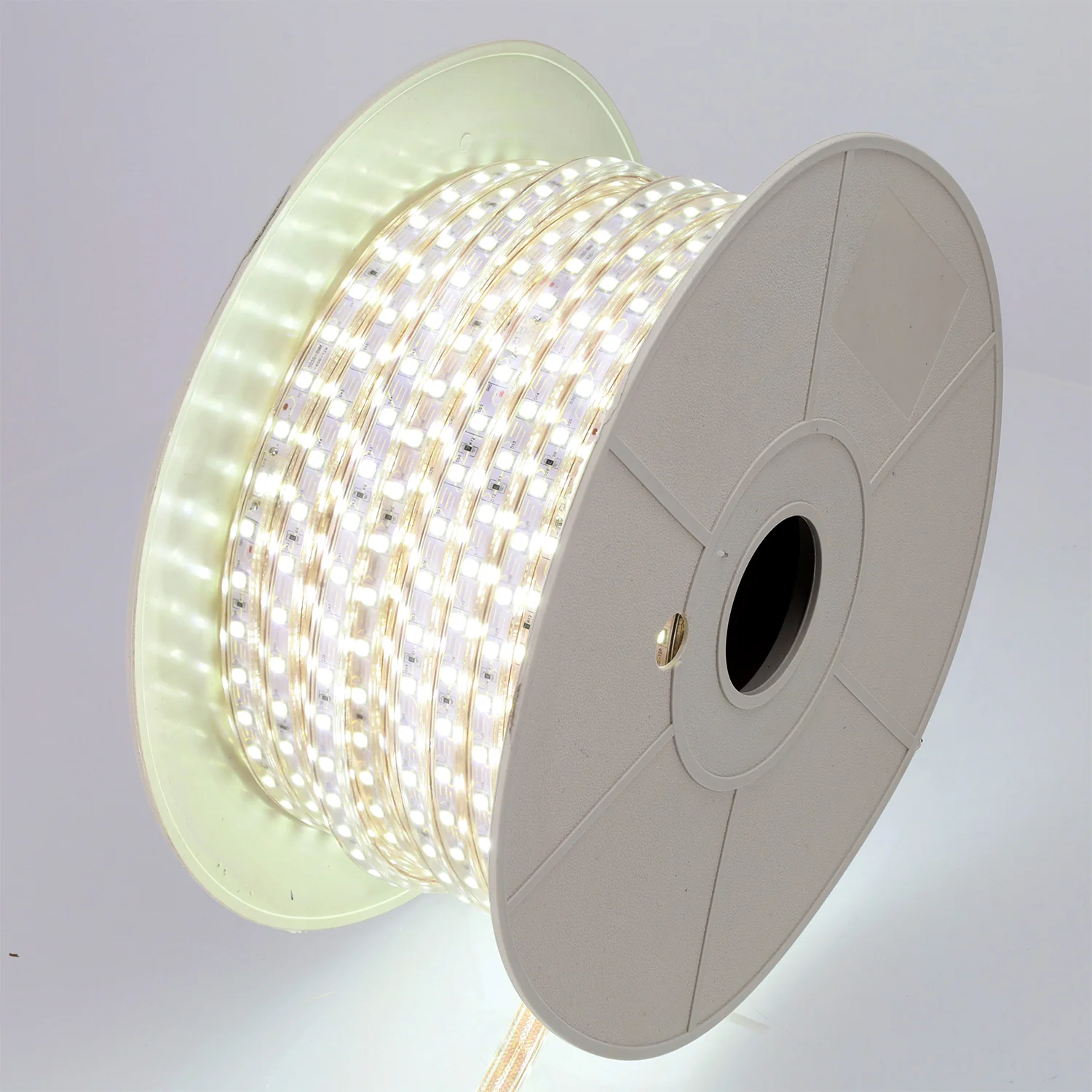Tira de 60 LEDs/M 500W 42.000Lm 6000ºK SMD5050 220VAC IP65 x50M 40.000H   [HO-220-60-50M-CW] - Image 4