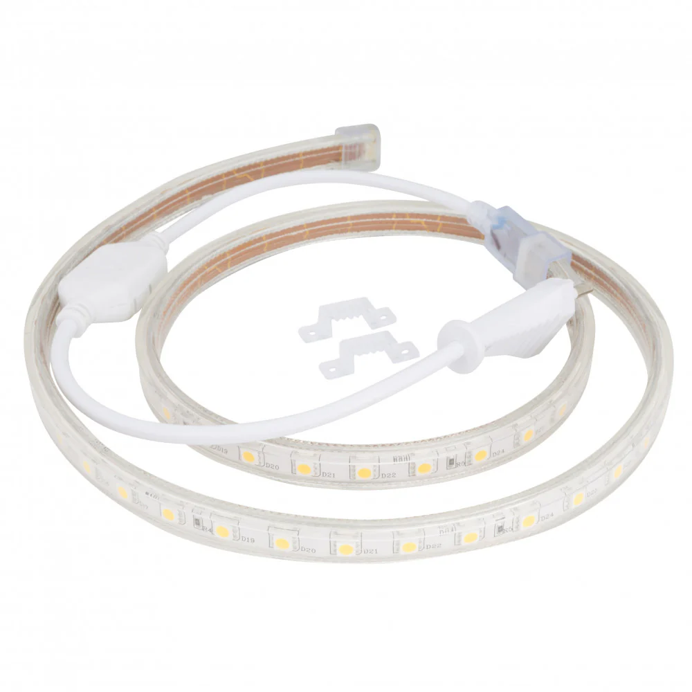 Tira de 60 LEDs/M 6000ºK SMD3528 220VAC x12M 40.000H  [GR-3528220VAC12M-0001]