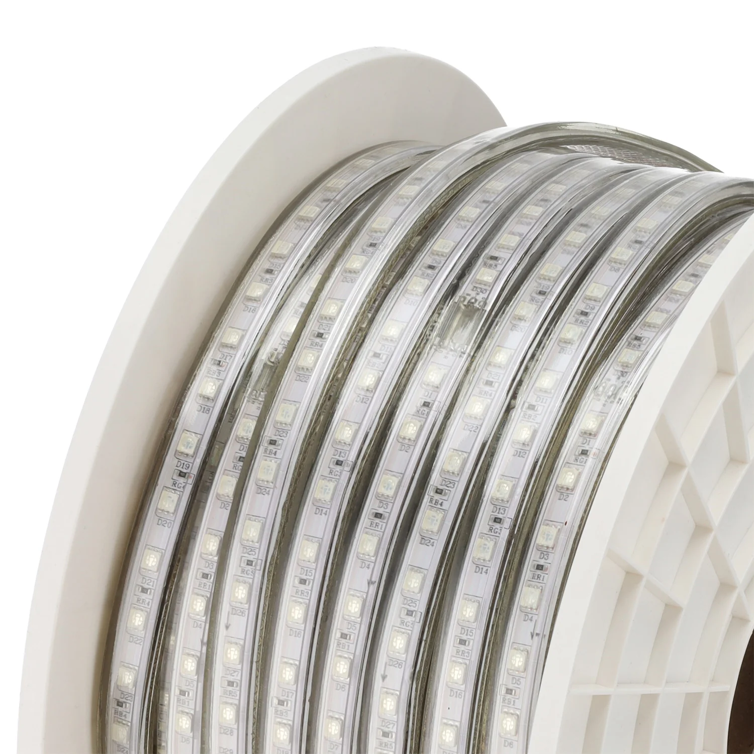 Tira Flexible LED 14,4W/M 220VAC 60LEDs/M SMD5050 IP65 RGB 50 Metros - Image 3