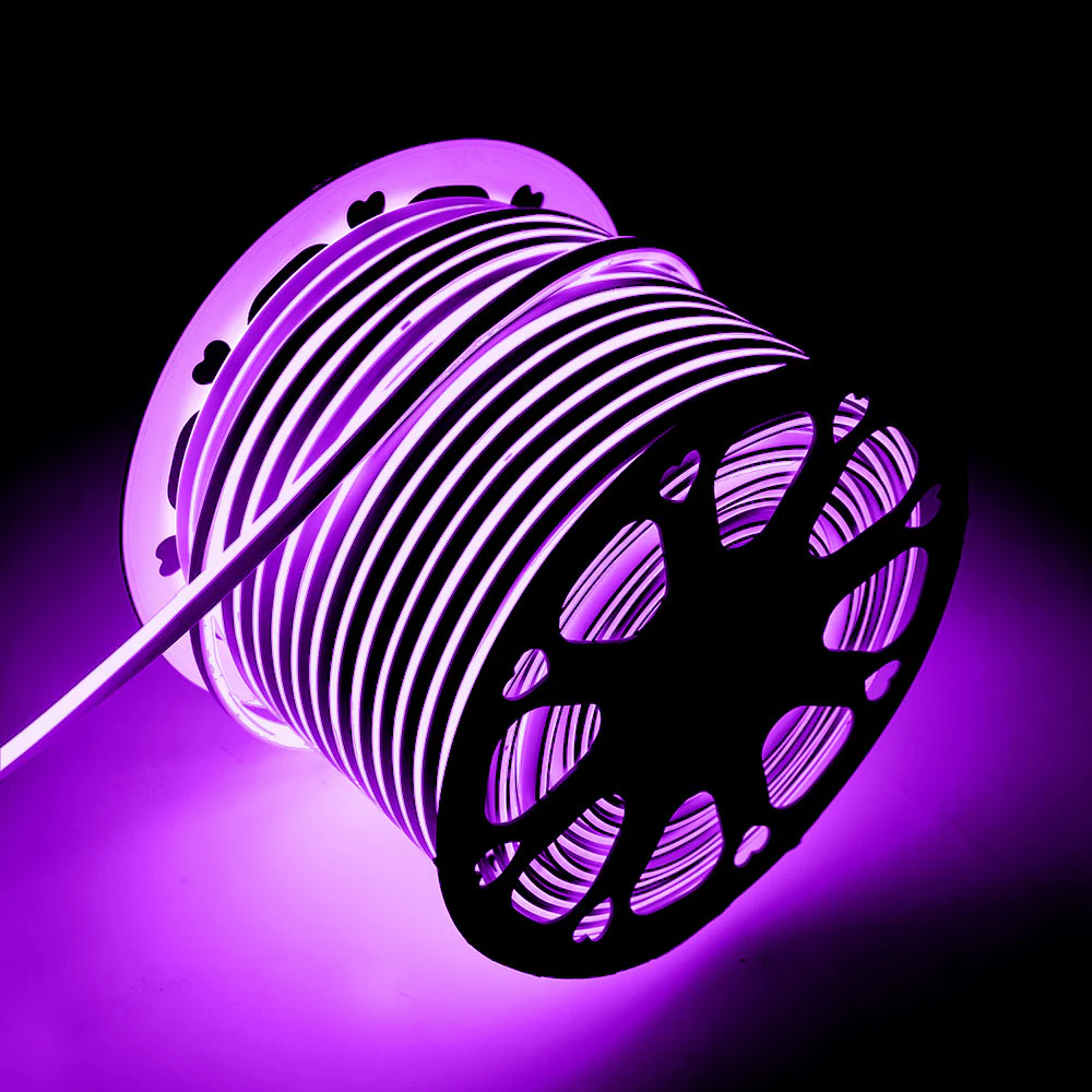 Tira LED Manguera "Neon Flex" 6W 6000ºK 220VAC 8x16mm Simple 120xSMD2835 6W/M x1M 40.000H   [HO-NSPVC8x16SOY220CW] - Image 13