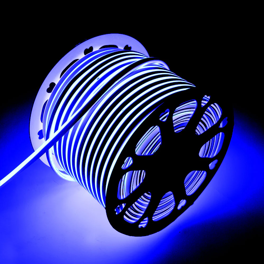 Tira LED Manguera "Neon Flex" 6W 6000ºK 220VAC 8x16mm Simple 120xSMD2835 6W/M x1M 40.000H   [HO-NSPVC8x16SOY220CW] - Image 7