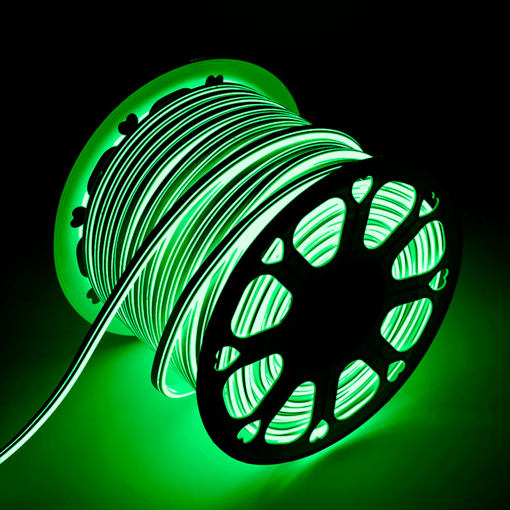 Tira LED Manguera "Neon Flex" 6W 6000ºK 220VAC 8x18mm Doble 120xSMD2835 6W/M x1M 40.000H   [HO-NSPVC8x16DOY220CW] - Image 26