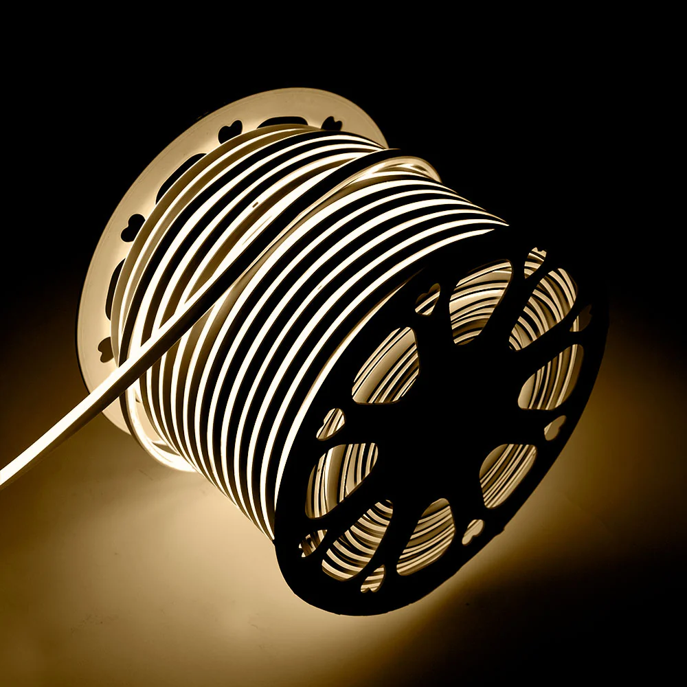 Tira LED Manguera "Neon Flex" 6W 6000ºK 24V 8x16mm Simple 120xSMD2835 6W/M x1M 40.000H - Corte 5CM  [HONSPVC8x16S220CMCW] - Image 5