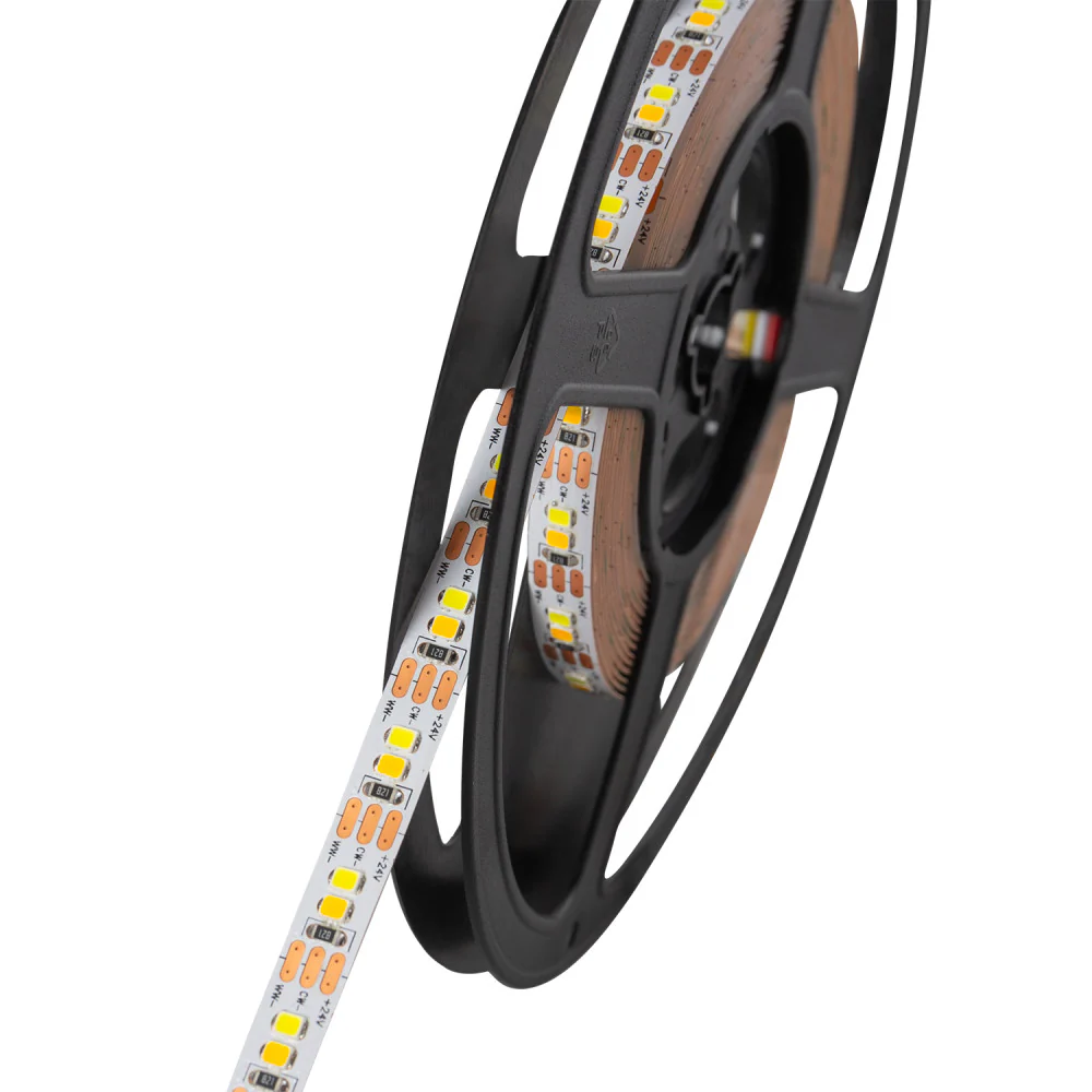 Tira LED SMD 2835 5M 12W/M 1200Lm/M CCT (Tonalidad Luz Regulable) IP20 24VDC  [SKY-FSL2835-120-CCT] - Image 5