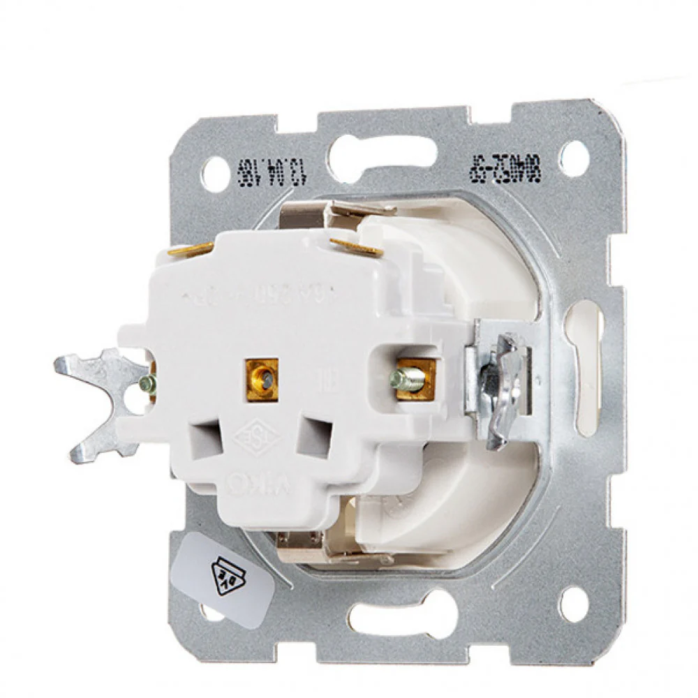 Toma de Corriente Panasonic Karre 16A 250V Bastidor Metálico con Garras/Protección Infantil/Cazoleta Blanca - Image 3