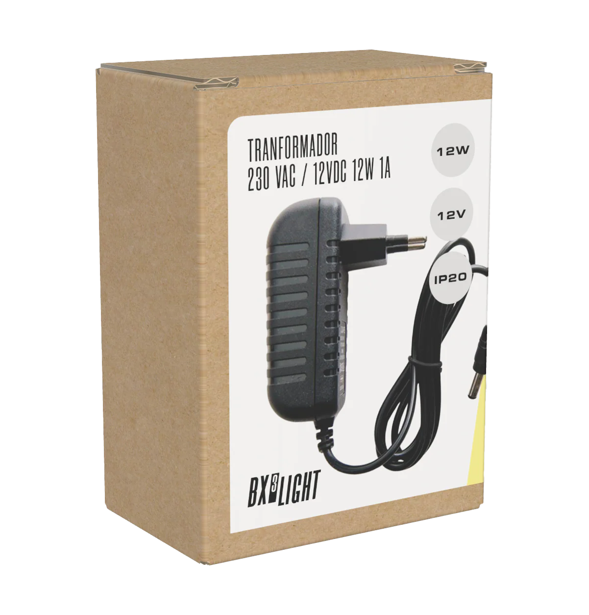 Transformador LED 230VAC/12VDC 12W 1A  [BX3-KDTR1212W] - Image 2