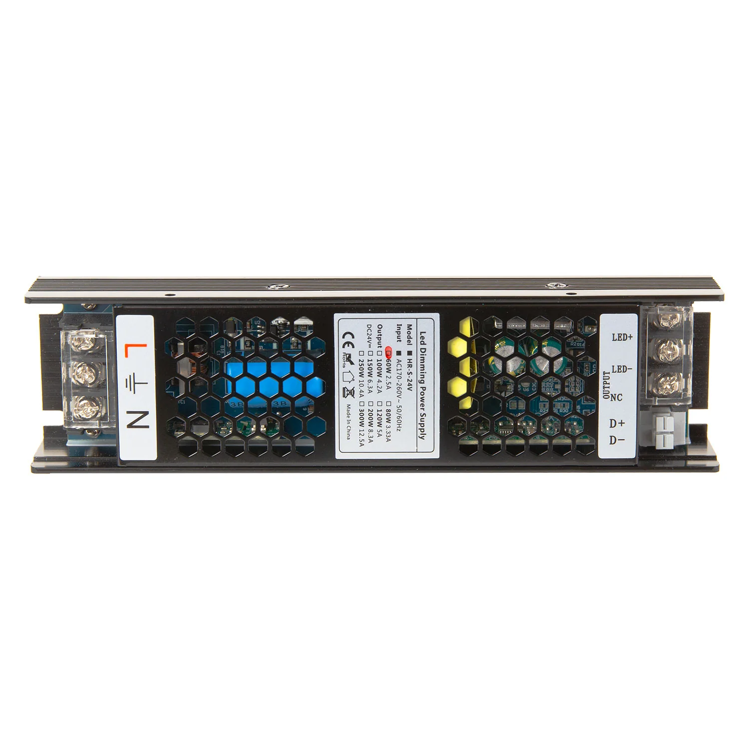Transformador LED Regulable 0-10V 170-260V 24V 2.5A 60W IP20 [CP-HRS-60-24] - Image 3
