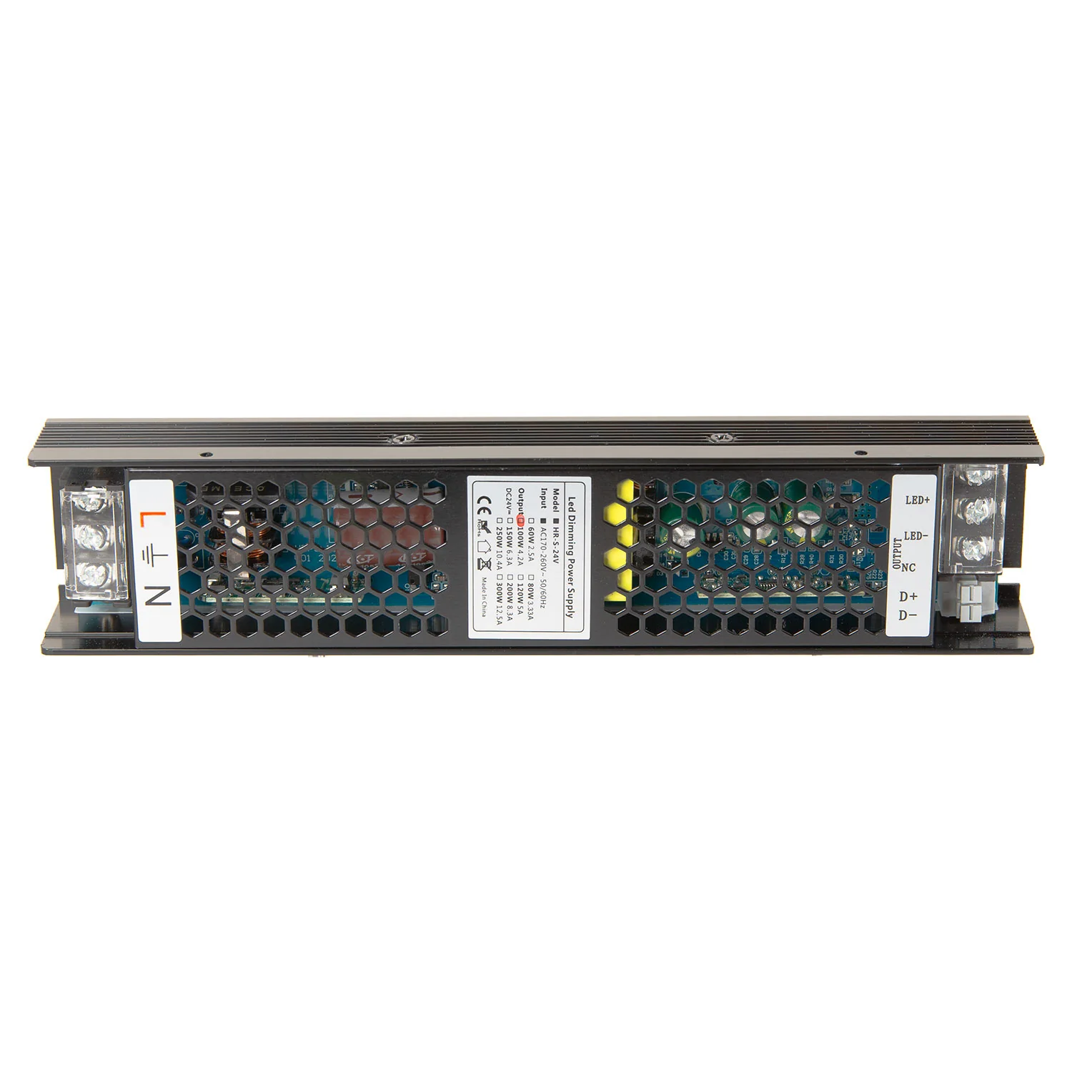Transformador LED Regulable 0-10V 170-260V 24V 4.16A 100W IP20 [CP-HRS-100-24 ] - Image 3