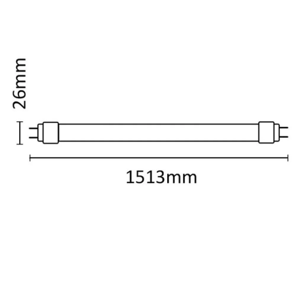 Tubo LED Asalite Vidrio G13 22W 2200Lm 3000K IP20 [ASAL-0078 - Image 3