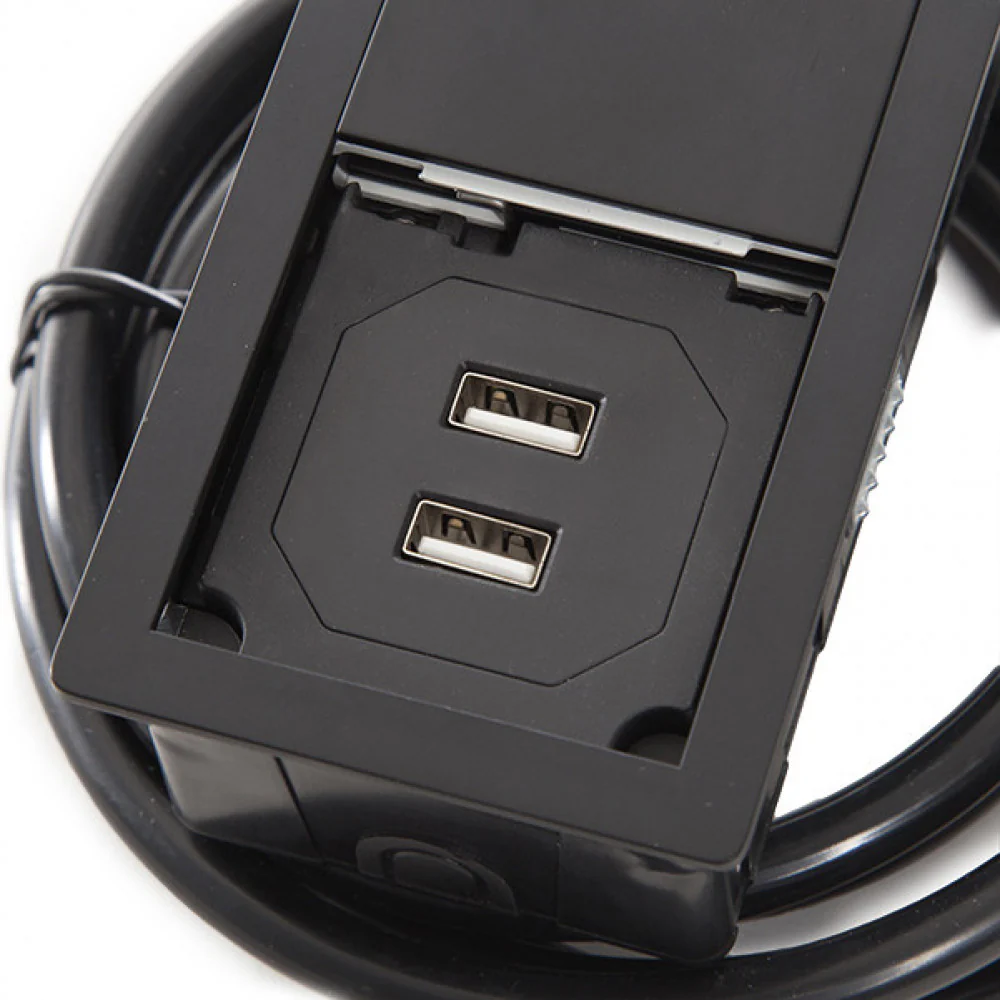 Versahit Mono B - 2 X Usb Cargador 5V - Negro Mate - Image 2
